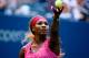 NEW YORK, NY - AUGUST 28: Serena Williams of the United States returns a shot against Vania King of the United States during their women's singles second round match on Day Four of the 2014 US Open at the USTA Billie Jean King National Tennis Center on A