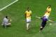 Blind celebrates scoring at the World Cup.