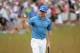 NORTON, MA - AUGUST 31: Rory McIlroy of Northern Ireland makes birdie on the 16th hole during the third round of the Deutsche Bank Championship at the TPC Boston on August 31, 2014 in Norton, Massachusetts. (Photo by Ross Kinnaird/Getty Images)