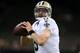 NEW ORLEANS, LA - AUGUST 28: Drew Brees #9 of the New Orleans Saints warms up during pregame before playing the Baltimore Ravens at the Mercedes-Benz Superdome on August 28, 2014 in New Orleans, Louisiana. (Photo by Chris Graythen/Getty Images)