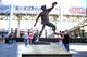The Bob Feller statue at Progressive Field in Cleveland.