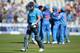 BIRMINGHAM, ENGLAND - SEPTEMBER 02: England captain Alastair Cook leaves the field after being dismissed by Bhuvneshwar Kumar of India during the 4th Royal London One Day International match between England and India at Edgbaston on September 2, 2014 in
