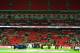 LONDON, ENGLAND - SEPTEMBER 03: Empty seats are seen in the stand as the teams head out at the start of the match during the International friendly match between England and Norway at Wembley Stadium on September 3, 2014 in London, England. (Photo by Lau