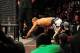May 18, 2013; Jaragua do Sul, BRAZIL; Jacare Souza crawls towards the cage before his fight against Chris Camozzi (not pictured) during UFC on FX 8 at Arena Jaragua. Mandatory Credit: Jason da Silva-USA TODAY Sports