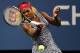 NEW YORK, NY - SEPTEMBER 03: Serena Williams of the United States returns a shot against Flavia Pennetta of Italy during their women's singles quarterfinal match on Day Ten of the 2014 US Open at the USTA Billie Jean King National Tennis Center on Septem