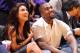 LOS ANGELES, CA - MAY 12: Kim Kardashian and recording artist Kanye West attend a game between the Denver Nuggets and the Los Angeles Lakers in Game Seven of the Western Conference Quarterfinals during the 2012 NBA Playoffs at Staples Center on May 12, 2
