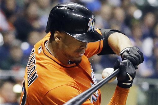 Giancarlo Stanton injury: Marlins outfielder leaves game with