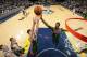 MEMPHIS, TN - FEBRUARY 1: Ersan Ilyasova #7 and Larry Sanders #8 of the Milwaukee Bucks rebound against the Memphis Grizzlies on February 1, 2014 at FedExForum in Memphis, Tennessee. NOTE TO USER: User expressly acknowledges and agrees that, by downloadi