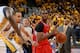 OAKLAND, CA - MAY 1: Chris Paul #3 of the Los Angeles Clippers drives against the Golden State Warriors in Game Six of the Western Conference Quarterfinals during the NBA Playoffs at Oracle Arena on May 1, 2014 in Oakland, California. NOTE TO USER: User e