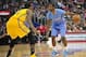 December 1, 2013; Los Angeles, CA, USA; Los Angeles Clippers point guard Chris Paul (3) controls the ball against the defense of Indiana Pacers small forward Paul George (24) during the second half at Staples Center. Mandatory Credit: Gary A. Vasquez-USA