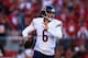 SANTA CLARA, CA - SEPTEMBER 14: Quarterback Jay Cutler #6 of the Chicago Bears drops back to pass against the San Francisco 49ers at Levi's Stadium on September 14, 2014 in Santa Clara, California. (Photo by Jeff Gross/Getty Images)