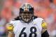 KANSAS CITY, MO - NOVEMBER 22: Guard Chris Kemoeatu #68 of the Pittsburgh Steelers warming up before a game against the Kansas City Chiefs at Arrowhead Stadium on November 22, 2009 in Kansas City, Missouri. The Chiefs defeated the Steelers 27-24. (Phot