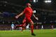 MANCHESTER, ENGLAND - FEBRUARY 03: Steven Gerrard of Liverpool celebrates scoring his team's second goal during the Barclays Premier League match between Manchester City and Liverpool at the Etihad Stadium on February 3, 2013 in Manchester, England. (Ph