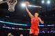 LOS ANGELES, CA - FEBRUARY 19: Jeremy Lin #7 of the Houston Rockets shoots during a game against the Los Angeles Lakers at STAPLES Center on February 19, 2014 in Los Angeles, California. NOTE TO USER: User expressly acknowledges and agrees that, by downlo
