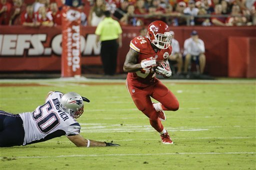 Jamaal Charles, Alex Smith lead Chiefs to 41-14 rout of Patriots - NBC  Sports