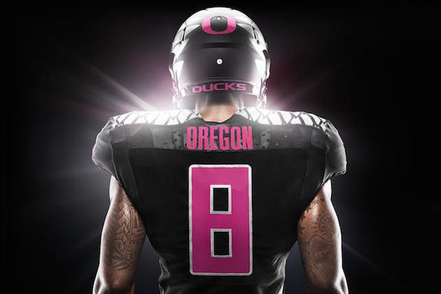 Pink Oregon Ducks  Oregon ducks football, Football helmets, Pink helmet