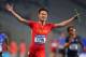 Zhang Peiming brings China home in record time.