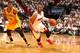 MIAMI, FL - MAY 30: Dwyane Wade #3 of the Miami Heat drives against the Indiana Pacers in Game Six of the Eastern Conference Finals during the 2014 NBA Playoffs on May 30, 2014 in Miami, Fl. NOTE TO USER: User expressly acknowledges and agrees that, by do