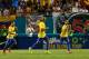 MIAMI GARDENS, FL - SEPTEMBER 05: Neymar #10 of Brazil celebrates a goal during an International Soccer friendly against Colombia at Sun Life Stadium on September 5, 2014 in Miami Gardens, Florida. (Photo by Mike Ehrmann/Getty Images)