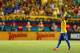 MIAMI GARDENS, FL - SEPTEMBER 05: Neymar #10 of Brazil celebrates a goal during an International Soccer friendly against Colombia at Sun Life Stadium on September 5, 2014 in Miami Gardens, Florida. (Photo by Mike Ehrmann/Getty Images)