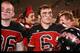 Boomer Scarborough, left, and Dylan Favre after a Saint Stanislaus win.