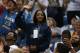 MINNEAPOLIS, MN - AUGUST 31: Little League Pitcher Mo'ne Davis is introduced to the crowd during the WNBA Western Conference Finals Game 2 on August 31, 2014 at Target Center in Minneapolis, Minnesota. NOTE TO USER: User expressly acknowledges and agrees