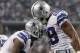 Dec 15, 2013; Arlington, TX, USA; Dallas Cowboys running back DeMarco Murray (29) celebrates scoring a touchdown with wide receiver Dez Bryant (88) in the second quarter against the Green Bay Packers at AT&T Stadium. Mandatory Credit: Tim Heitman-USA TO