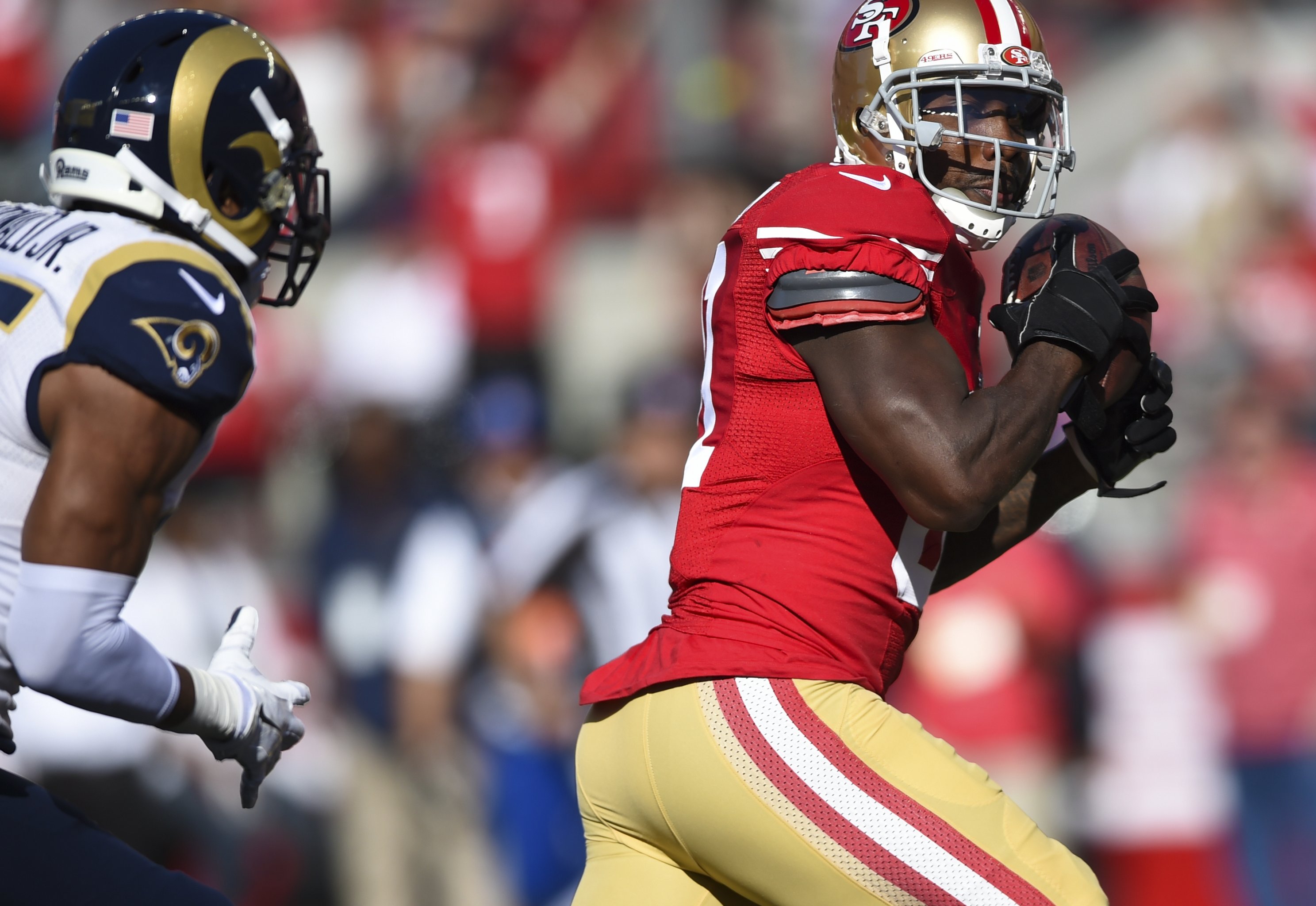 DeMarcus Ware fakes out Joe Staley for 1 of 3 sacks 