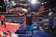WASHINGTON, DC - OCTOBER 17: Bismack Biyombo #8 of the Charlotte Hornets works out before a game against the Washington Wizards at the Verizon Center on October 17, 2014 in Washington, DC. NOTE TO USER: User expressly acknowledges and agrees that, by dow