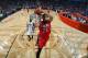 NEW ORLEANS, LA - OCTOBER 28: Anthony Davis #23 of the New Orleans Pelicans dunks against the Orlando Magic on October 28, 2014 at Smoothie King Center in New Orleans, LA. NOTE TO USER: User expressly acknowledges and agrees that, by downloading and or us