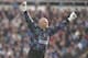 26 Aug 1996: Bryan Gunn of Norwich celebrates his team scorinig during the Nationwide league division one match between Brimingham City and Norwich City at St. Andrews in Birmingham. Norwich won the match 1-3. Mandatory Credit: Clive Mason/Allsport