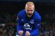 LIVERPOOL, ENGLAND - NOVEMBER 06: Steven Naismith of Everton celebrates as he scores their third goal during the UEFA Europa League Group H match between Everton FC and LOSC Lille at Goodison Park on November 6, 2014 in Liverpool, United Kingdom. (Photo