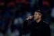 GETAFE, SPAIN - OCTOBER 26: Head coach Diego Pablo Simeone of Atletico de Madrid gestures during the La Liga match between Getafe CF and Club Atletico de Madrid at Coliseum Alfonso Perez on October 26, 2014 in Getafe, Spain. (Photo by Gonzalo Arroyo Mor