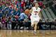 DALLAS, TX - NOVEMBER 8: Nic Moore #11 of the SMU Mustangs brings the ball upcourt against the TCU Horned Frogs during the Tip-Off Showcase on November 8, 2013 at the American Airlines Center in Dallas, Texas. (Photo by Cooper Neill/Getty Images)