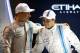 Massa (right) was second in Abu Dhabi, ahead of Bottas.