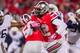 Cardale Jones during one of his rare appearances in the 2013 season.