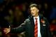 MANCHESTER, ENGLAND - NOVEMBER 08: Manchester United Manager Louis van Gaal gestures during the Barclays Premier League match between Manchester United and Crystal Palace at Old Trafford on November 8, 2014 in Manchester, England. (Photo by Richard Heat