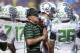 Oct 11, 2014; Pasadena, CA, USA; Oregon Ducks head coach Mark Helfrich on the sidelines during the first half against UCLA Bruins at the Rose Bowl. Oregon went on to a 42-30 win. Mandatory Credit: Robert Hanashiro-USA TODAY Sports
