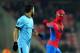 SUNDERLAND, ENGLAND - DECEMBER 03: A spectator dressed as Spiderman approaches Manchester City player Gael Clichy during the Barclays Premier League match between Sunderland and Manchester City at Stadium of Light on December 3, 2014 in Sunderland, Engla