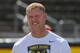 EUGENE, OR - APRIL 27: Offensive coordinator Scott Frost looks on during warm ups before the Oregon Spring Game at Autzen Stadium on April 27, 2013 in Eugene, Oregon. (Photo by Steve Dykes/Getty Images)