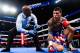 NEW YORK, NY - DECEMBER 06: Gabriel Rosado kneels after being knocked down in the third round by David Lemieux at the Barclays Center on December 6, 2014 in the Brooklyn Borough of New York City. (Photo by Alex Goodlett/Getty Images)
