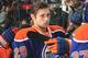 EDMONTON, AB - NOVEMBER 16: Leon Draisaitl #29 of the Edmonton Oilers stands for the singing of the national anthem prior to the game against the Arizona Coyotes on November 16, 2014 at Rexall Place in Edmonton, Alberta, Canada. (Photo by Andy Devlin/NHLI