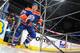 EDMONTON, AB - NOVEMBER 16: Nikita Nikitin #86 of the Edmonton Oilers steps onto the ice prior to the game against the Arizona Coyotes on November 16, 2014 at Rexall Place in Edmonton, Alberta, Canada. (Photo by Andy Devlin/NHLI via Getty Images)