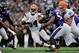 BALTIMORE, MD - DECEMBER 28: Running back Isaiah Crowell #34 of the Cleveland Browns rushes in the second quarter of a game against the Baltimore Ravens at M&T Bank Stadium on December 28, 2014 in Baltimore, Maryland. (Photo by Larry French/Getty Images