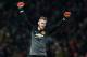 MANCHESTER, ENGLAND - DECEMBER 26: David De Gea of Manchester United celebrates after the third goal during the Barclays Premier League match between Manchester United and Newcastle United at Old Trafford on December 26, 2014 in Manchester, England. (Ph