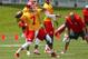 KANSAS CITY, MO - MAY 25: Aaron Murray #7 of the Kansas City Chiefs participate in drills during the Rookie Minicamp May 25, 2014 at the Chiefs Training Facility in Kansas City, Missouri. (Photo by Kyle Rivas/Getty Images)