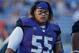 SEATTLE, WA - SEPTEMBER 13: Nose tackle Danny Shelton #55 of the Washington Huskies looks on prior to the game against the Illinois Fighting Illini on September 13, 2014 at Husky Stadium in Seattle, Washington. (Photo by Otto Greule Jr/Getty Images)