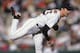 5 Apr 1999: Pitcher Mike Mussina #35 of the Baltimore Orioles throws the ball during the Opening Day game against the Tampa Bay Devil Rays in Orioles Park at the Camden Yards in Baltimore, Maryland. The Orioles defeated the Devil Rays 10-7. Mandatory Cred