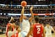 CHICAGO, IL - DECEMBER 20: Kennedy Meeks #3 of the North Carolina Tar Heels shoots over Marc Loving #2 of the Ohio State Buckeyes during the second half of the CBS Sports Classic on December 20, 2014 at the United Center in Chicago, Illinois. (Photo by