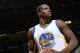 OAKLAND, CA - JANUARY 7: Draymond Green #23 of the Golden State Warriors during the game against the Indiana Pacers on January 7, 2015 at ORACLE Arena in Oakland, California. NOTE TO USER: User expressly acknowledges and agrees that, by downloading and or